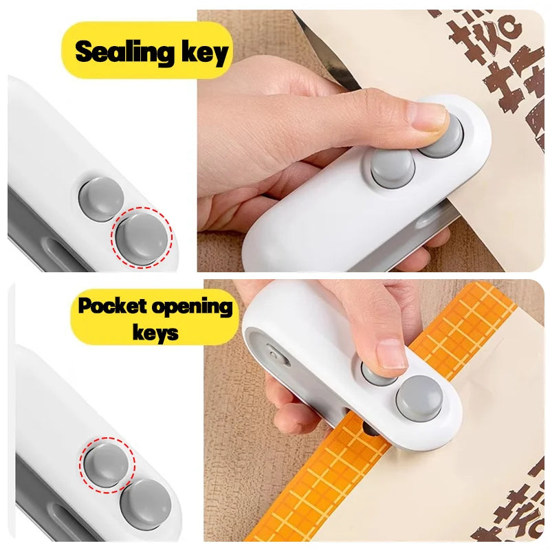 2-in-1 Mini Rechargeable Bag Sealer