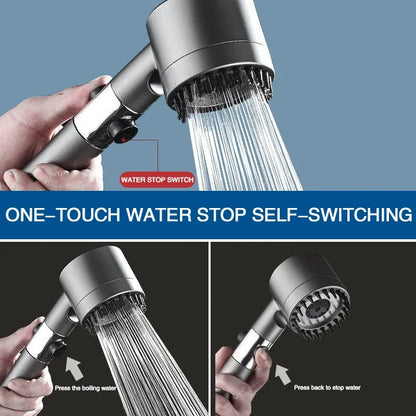 3-Mode High Pressure Shower