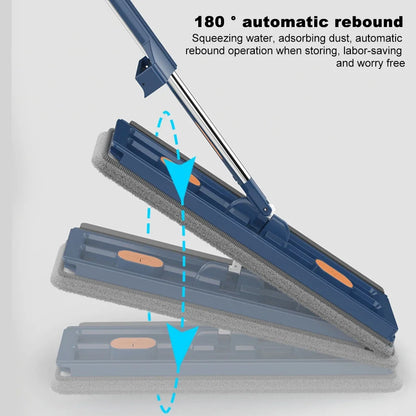 360° Rotating Self-Washing Flat Mop