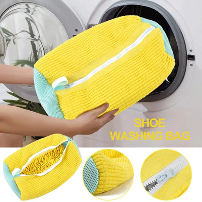 Shoe Washing Bag with Zipper (1/2Pc)