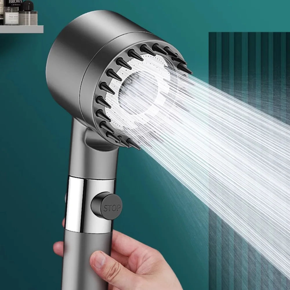 3-Mode High Pressure Shower