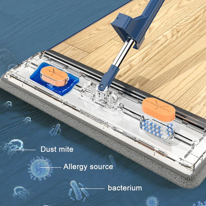 360° Rotating Self-Washing Flat Mop