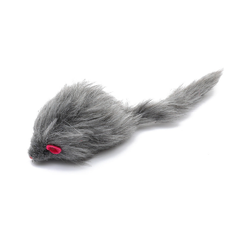 10Pcs Plush Interactive Cat Mice