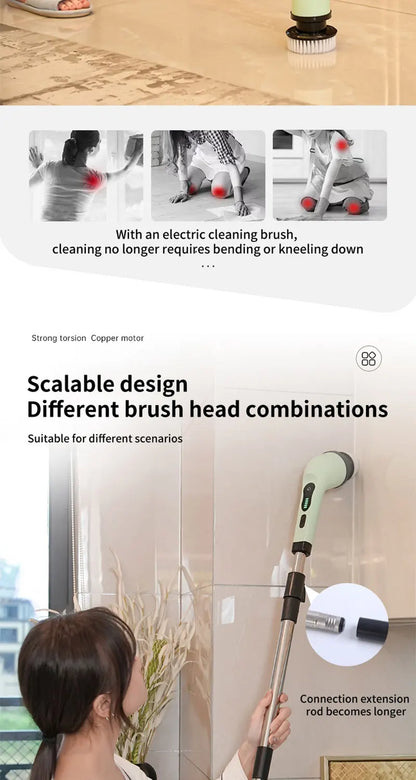 9-in-1 Electric Cleaning Brush