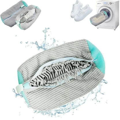 Shoe Washing Bag with Zipper (1/2Pc)