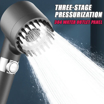 3-Mode High Pressure Shower