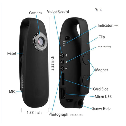 Mini HD Camera with Motion Detection