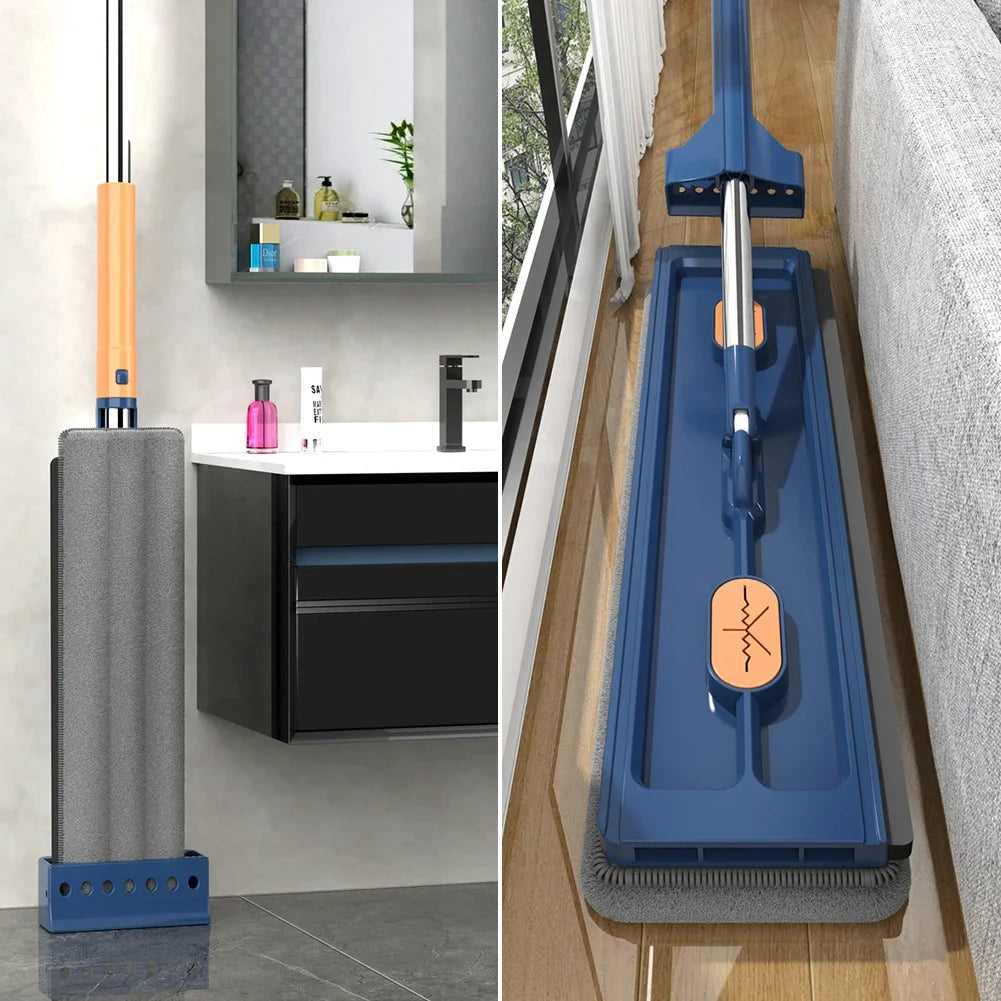 360° Rotating Self-Washing Flat Mop